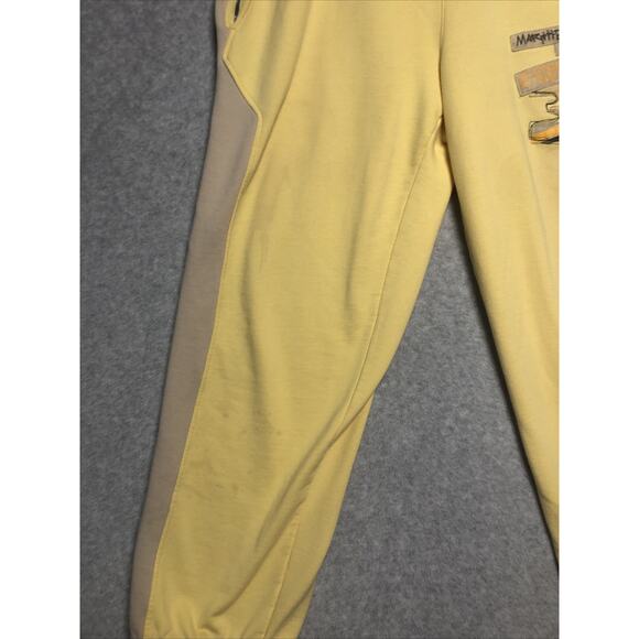 Vintage Le Jean De Marithe Francois Girbaud Yellow Sweatpants Men's XL Baggy Y2K - Picture 5 of 16
